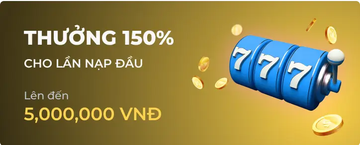 Thưởng nạp 150% cực hấp dẫn tại 88bet